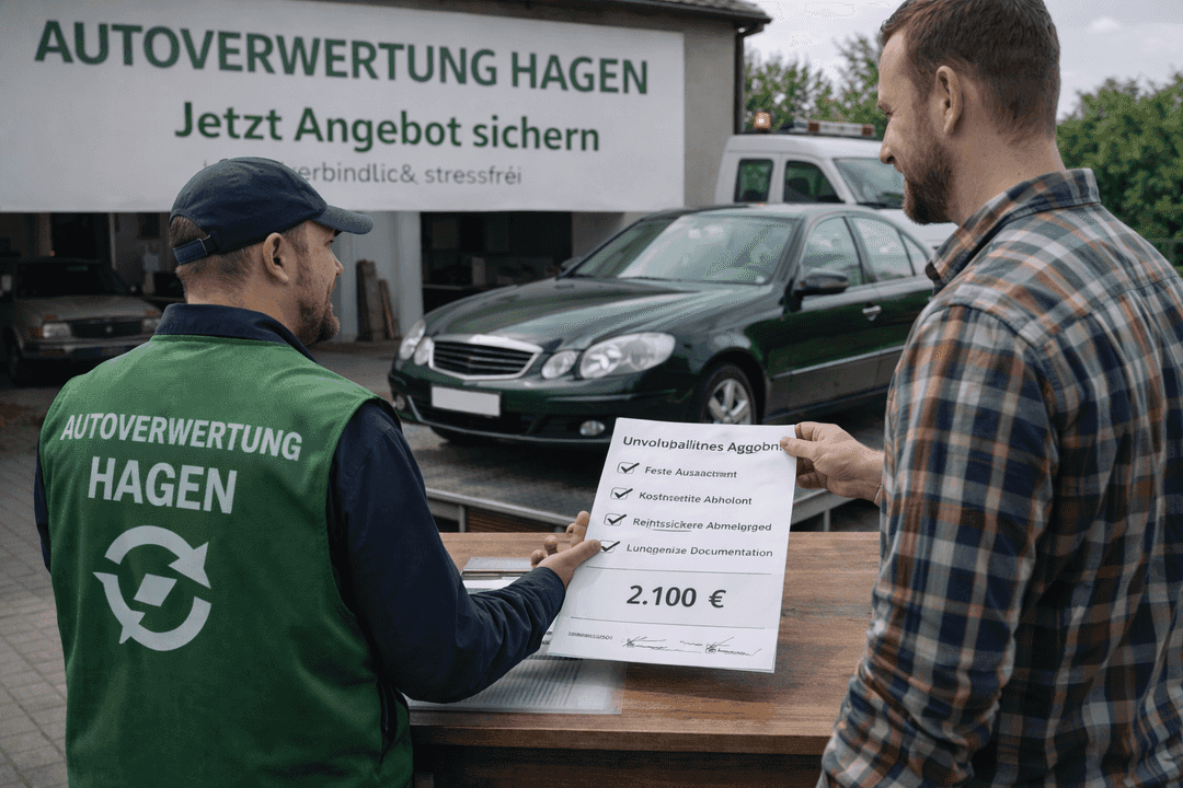 Jetzt Angebot sichern – Ihr direkter Einstieg in die Autoverwertung Xanten